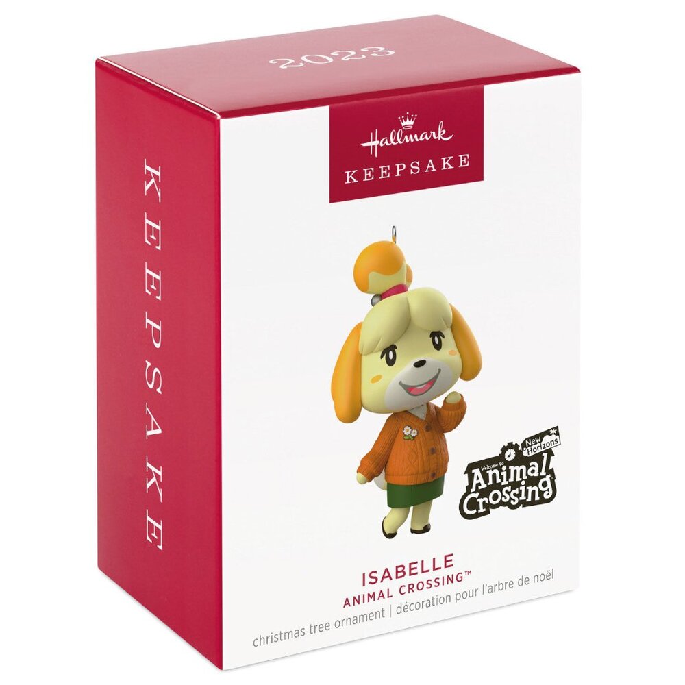 New! Animal Crossing Isabelle Hallmark Keepsake Christmas Ornament 2023 Nintendo